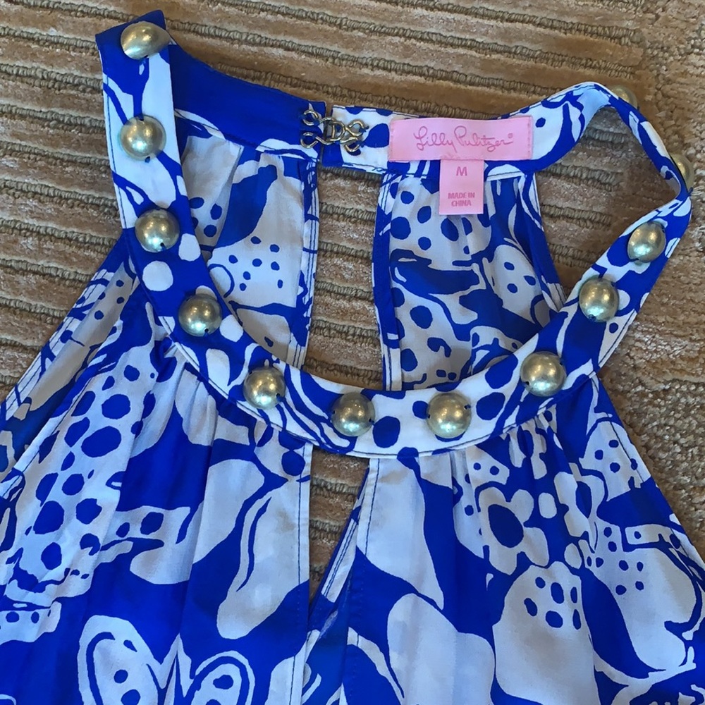 Lilly Pulitzer silk tank top - Picture 3 of 5